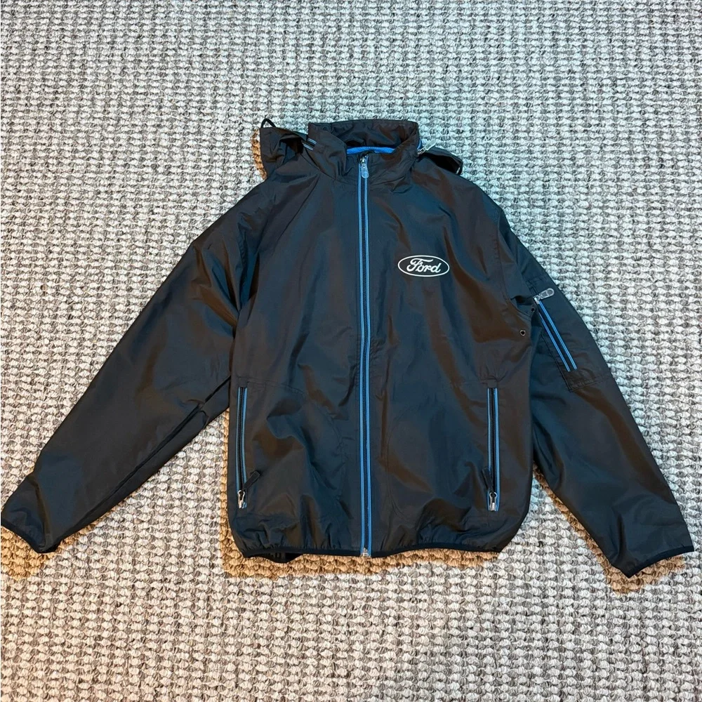Choko Authentics Black Ford Jacket with Blue Lining - Picture 1 of 4
